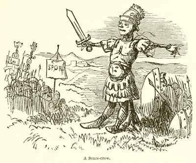 Uno spaventapasseri da John Leech