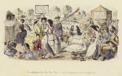 Un sostituto per il mare, o il Serpentine come potrebbe essere da John Leech