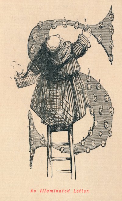 Una lettera illuminata da John Leech