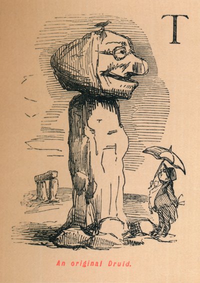 Un druido originale, c1860 da John Leech