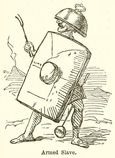 Schiavo armato da John Leech