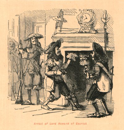 Arresto di Lord Howard di Escrick da John Leech