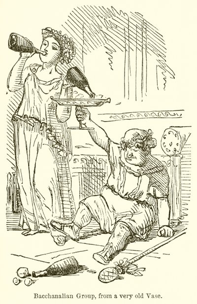 Gruppo bacchico, da un vaso molto antico da John Leech