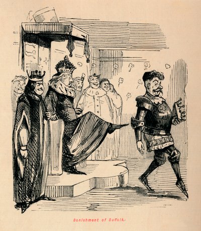 Esilio di Suffolk da John Leech