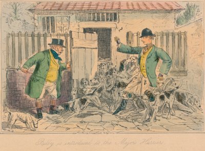 Billy viene introdotto ai Majors Harriers, 1858 da John Leech