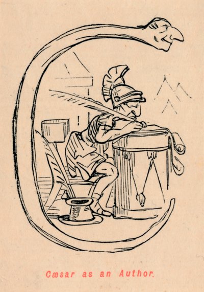 Cesare come autore, 1852 da John Leech