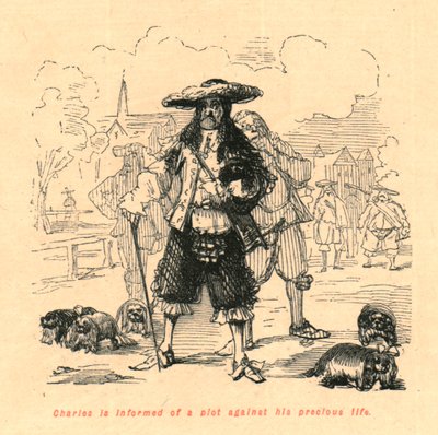Carlo è informato di un complotto contro la sua preziosa vita, 1897 da John Leech