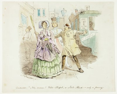 Conduttore: "Ora Marm! Aspetta - Cappella o Mile Hend - solo una da John Leech