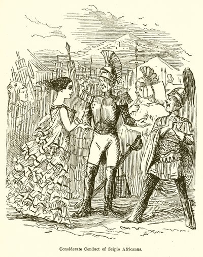 Condotta premurosa di Scipione Africano da John Leech