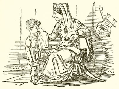 Cornelia, madre dei Gracchi da John Leech