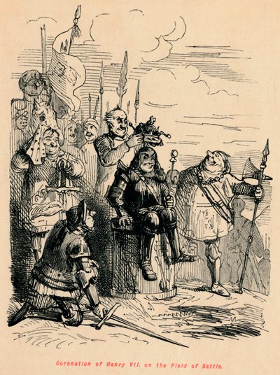 Incoronazione di Enrico VII sul campo di battaglia da John Leech