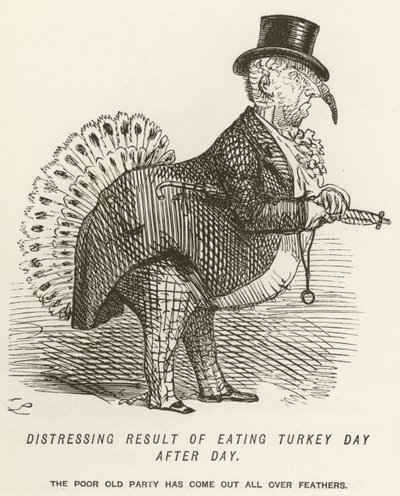 Risultato angosciante di mangiare tacchino giorno dopo giorno da John Leech