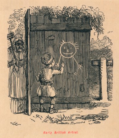 Artista britannico precoce, c1860 da John Leech