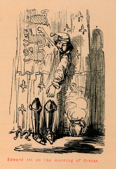 Edoardo III la mattina di Cressy, c1860 da John Leech