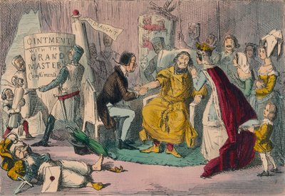 Il braccio di Edwards nelle mani dei suoi consiglieri medici, 1850 da John Leech