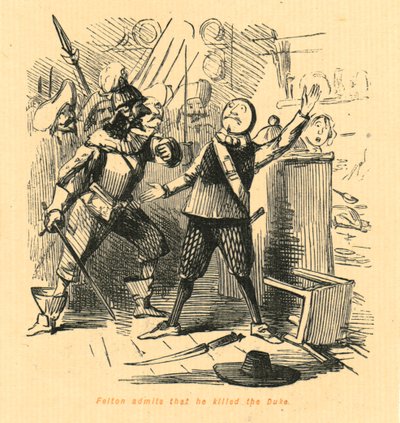 Felton ammette di aver ucciso il Duca da John Leech