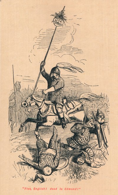 Fuggite, inglesi! Edmond è morto!, c1860 da John Leech