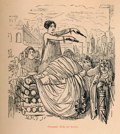 Rogo funebre di Silla da John Leech