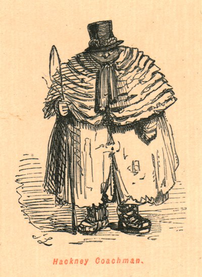 Cocchiere di Hackney, 1897 da John Leech