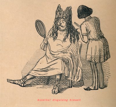 Annibale si traveste, 1852 da John Leech
