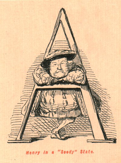 Henry in uno stato trasandato da John Leech