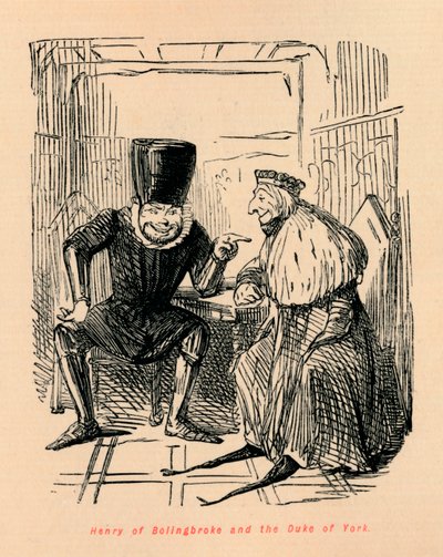 Enrico di Bolingbroke e il Duca di York, c1860 da John Leech