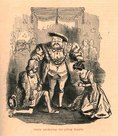 Enrico perdona la giovane coppia, 1897 da John Leech