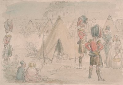 Reggimento delle Highland in Campo da John Leech