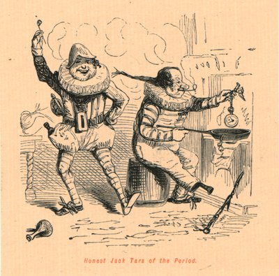Onesto Jack Tars del periodo, 1897 da John Leech