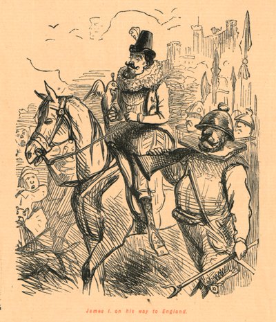 Giacomo I in viaggio verso l