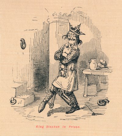 Re Stefano in prigione, c1860, c1860 da John Leech