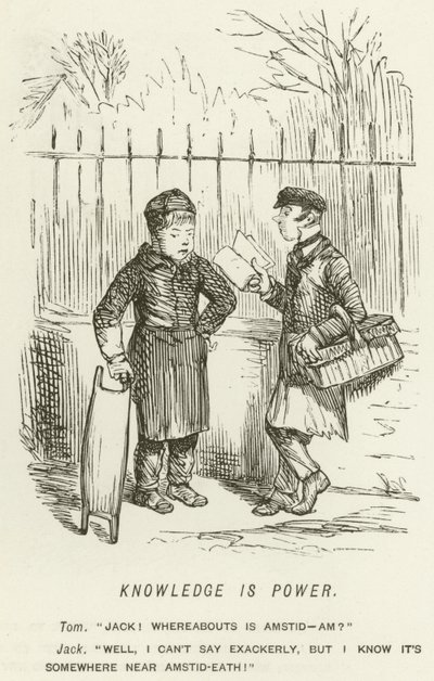 La conoscenza è potere da John Leech