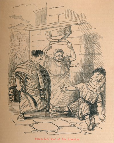 Fine malinconica di Tiberio Gracco, 1852 da John Leech