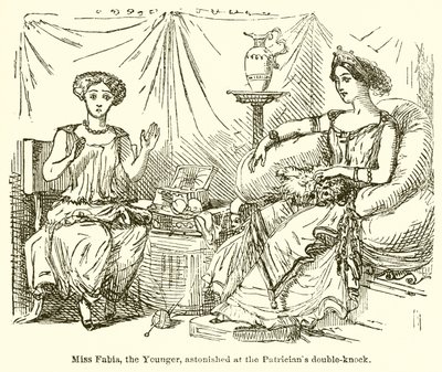 Miss Fabia, la Giovane, Stupita dal Doppio Colpo del Patrizio da John Leech