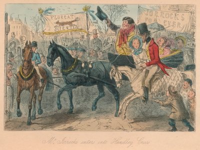 Il signor Jorrocks entra a Handley Cross, 1854 da John Leech