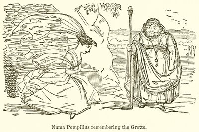 Numa Pompilio ricorda la grotta da John Leech