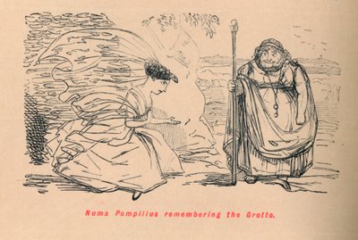 Numa Pompilio ricorda la grotta da John Leech