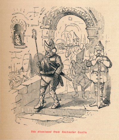 Odo cacciato dal Castello di Rochester, c1860 da John Leech
