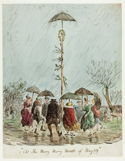Oh! Il felice, felice mese di maggio!!! da John Leech