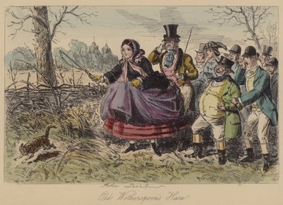 La lepre di Old Wotherspoon! da John Leech