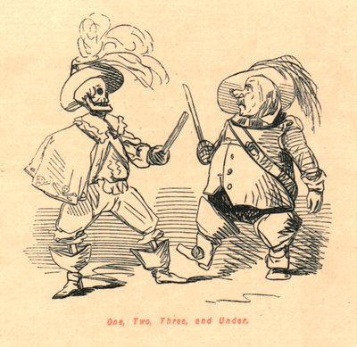 Uno, due, tre e sotto, 1897 da John Leech