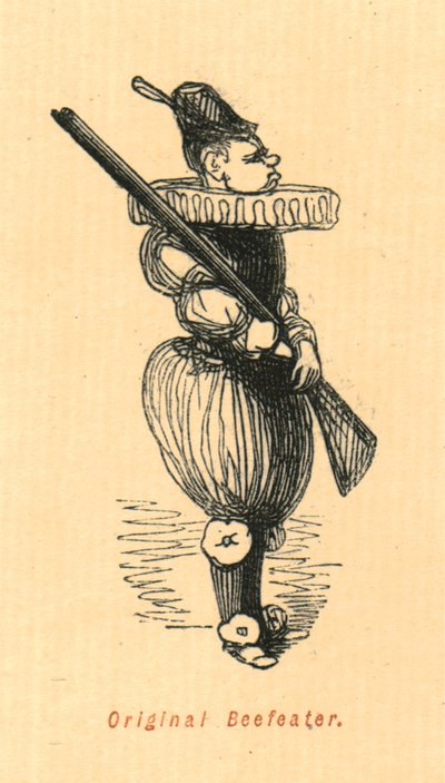 Beefeater originale, 1897 da John Leech
