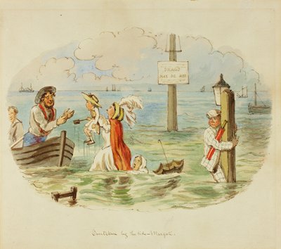 Sopraffatti dalla marea-Margate da John Leech