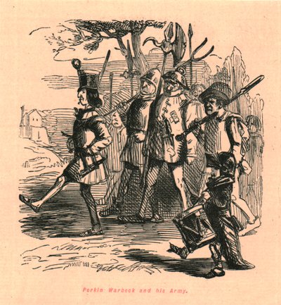 Perkin Warbeck e il suo esercito, 1897 da John Leech