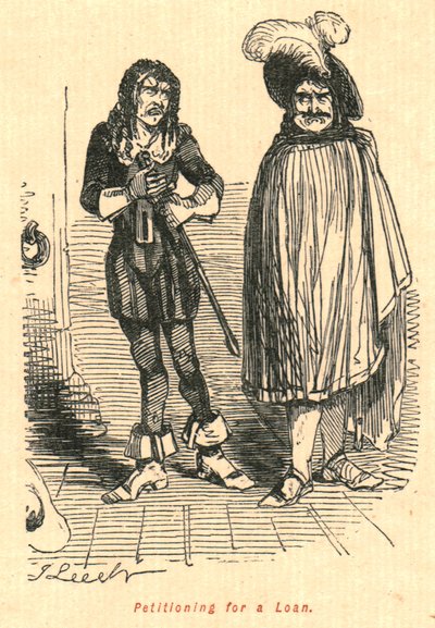 Richiesta di un prestito, 1897 da John Leech