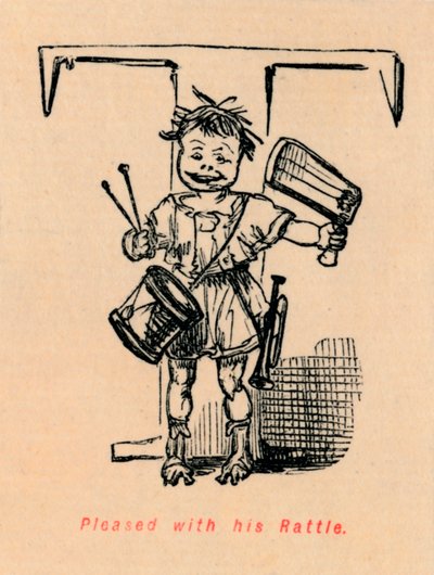 Contento del suo sonaglio da John Leech