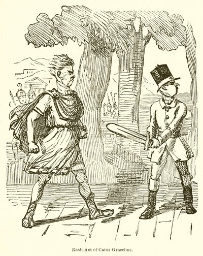 Atto avventato di Caio Gracco da John Leech