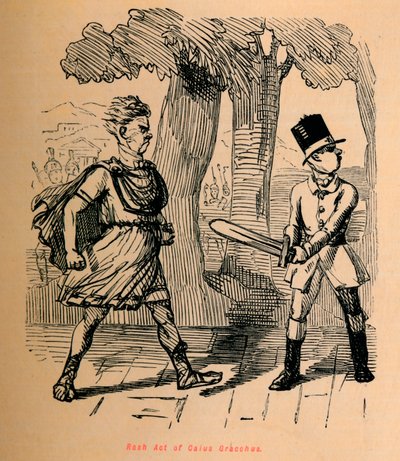 Atto avventato di Gaio Gracco, 1852 da John Leech