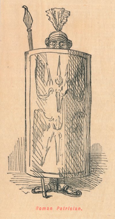 Patrizio romano, 1852 da John Leech