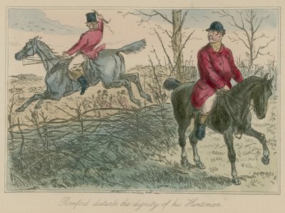 Romford disturba la dignità del suo cacciatore da John Leech